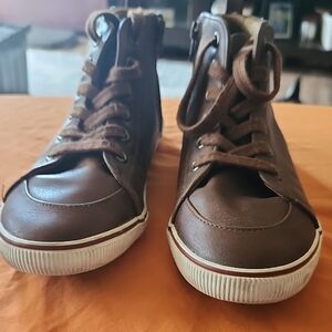 Cat & Jack Brown High-Top Kids Shoes